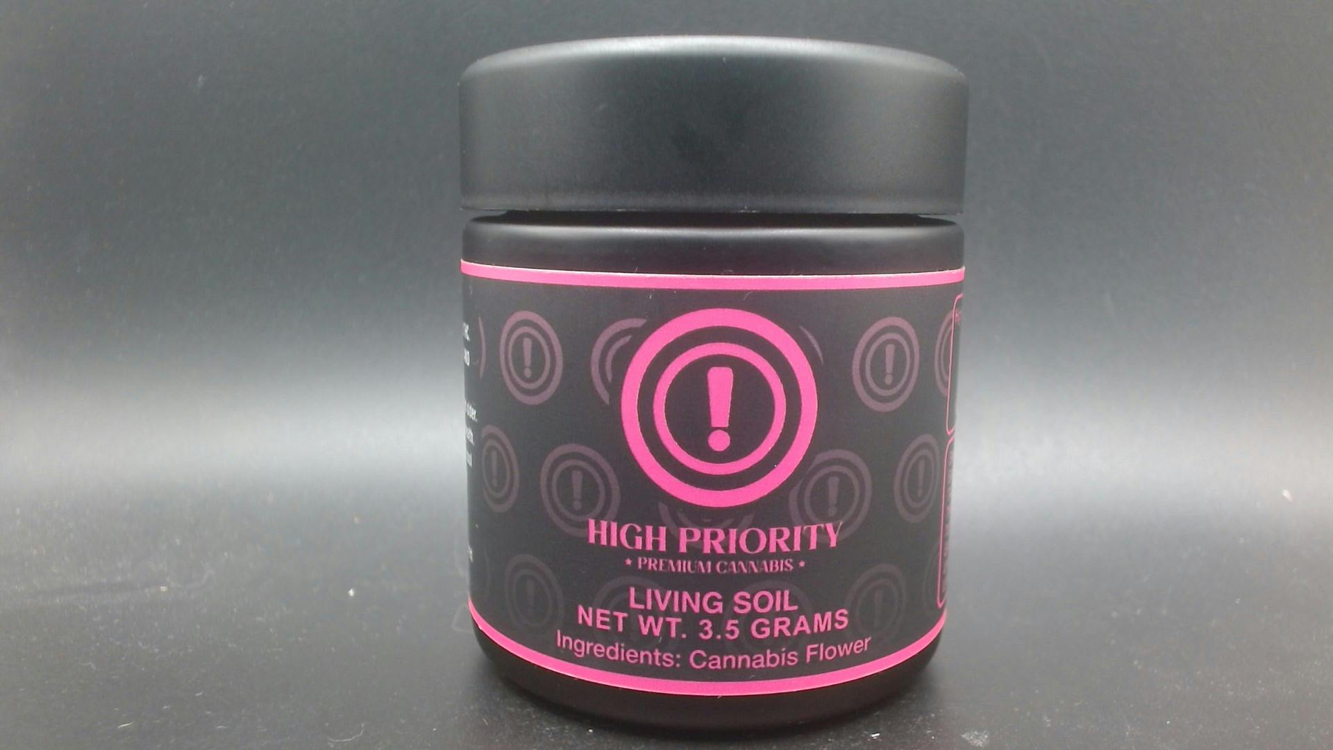 High Priority - Lemon Cherry Gelato - Living Soil - 3.5g - 3.5g by