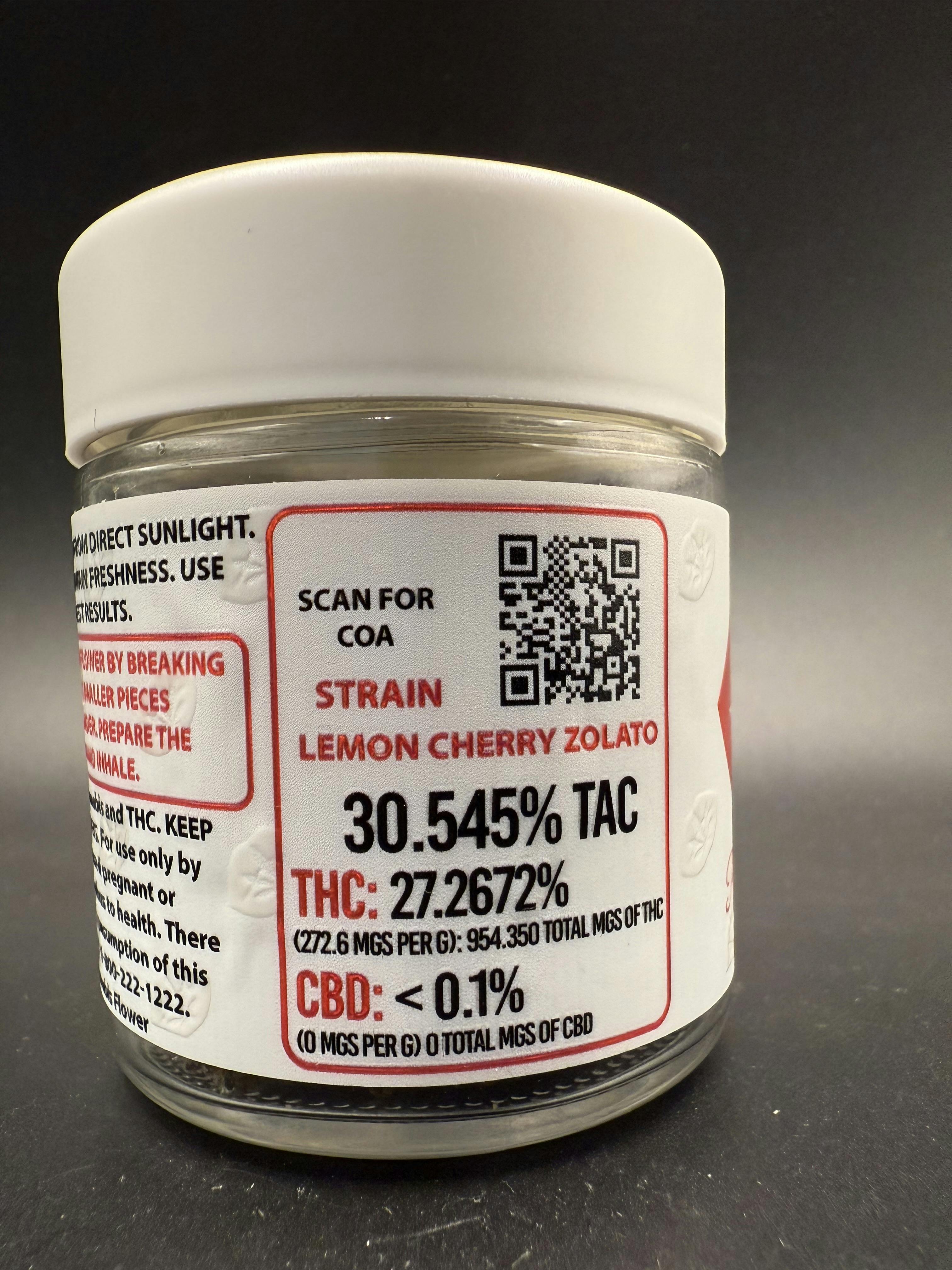 Priscilla's Garden - Lemon Cherry Zolato (Indoor) - 3.5g - 3.5g by