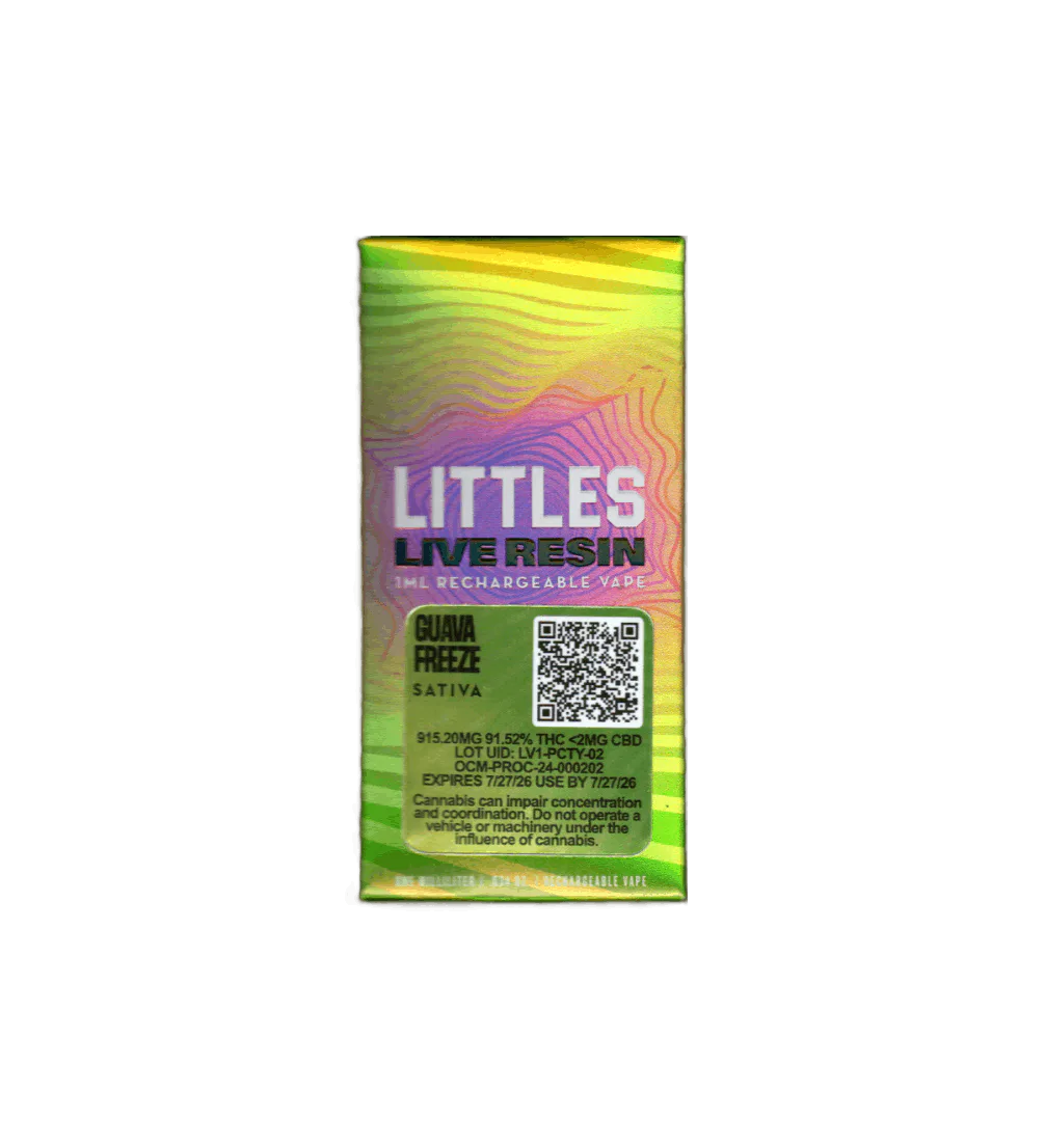 Littles - Guava Freeze - Live Resin Disposable Vape - 1g - 1g by Littles | Buy Online White Plains NY Littles - Guava Freeze - Live Resin Disposable Vape - 1g - 1g by Littles | Buy Online White Plains NY