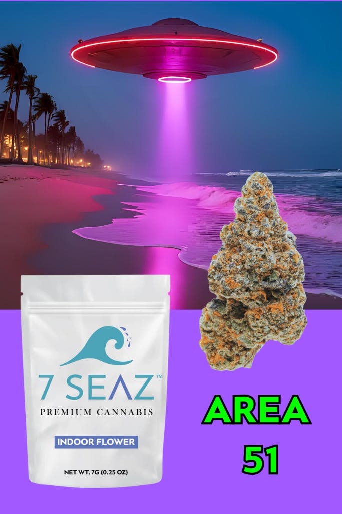 7Seaz - Area 51 (Indoor) - 7g - 7g by 7Seaz: Buy Online | Cannabis