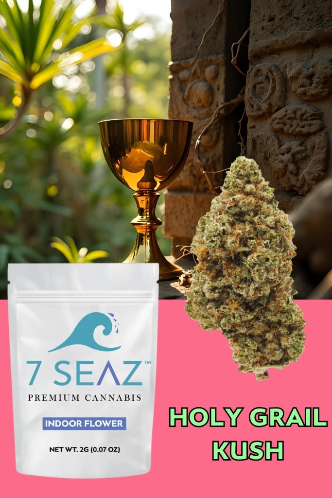 7Seaz - Holy Grail Kush (Indoor) - Dub Bag - 2g - 2g by 7Seaz: Buy