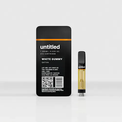 Untitled - White Gummy - Vape Cartridge - 1g - 1g by Untitled | Buy Online White Plains NY Untitled - White Gummy - Vape Cartridge - 1g - 1g by Untitled | Buy Online White Plains NY