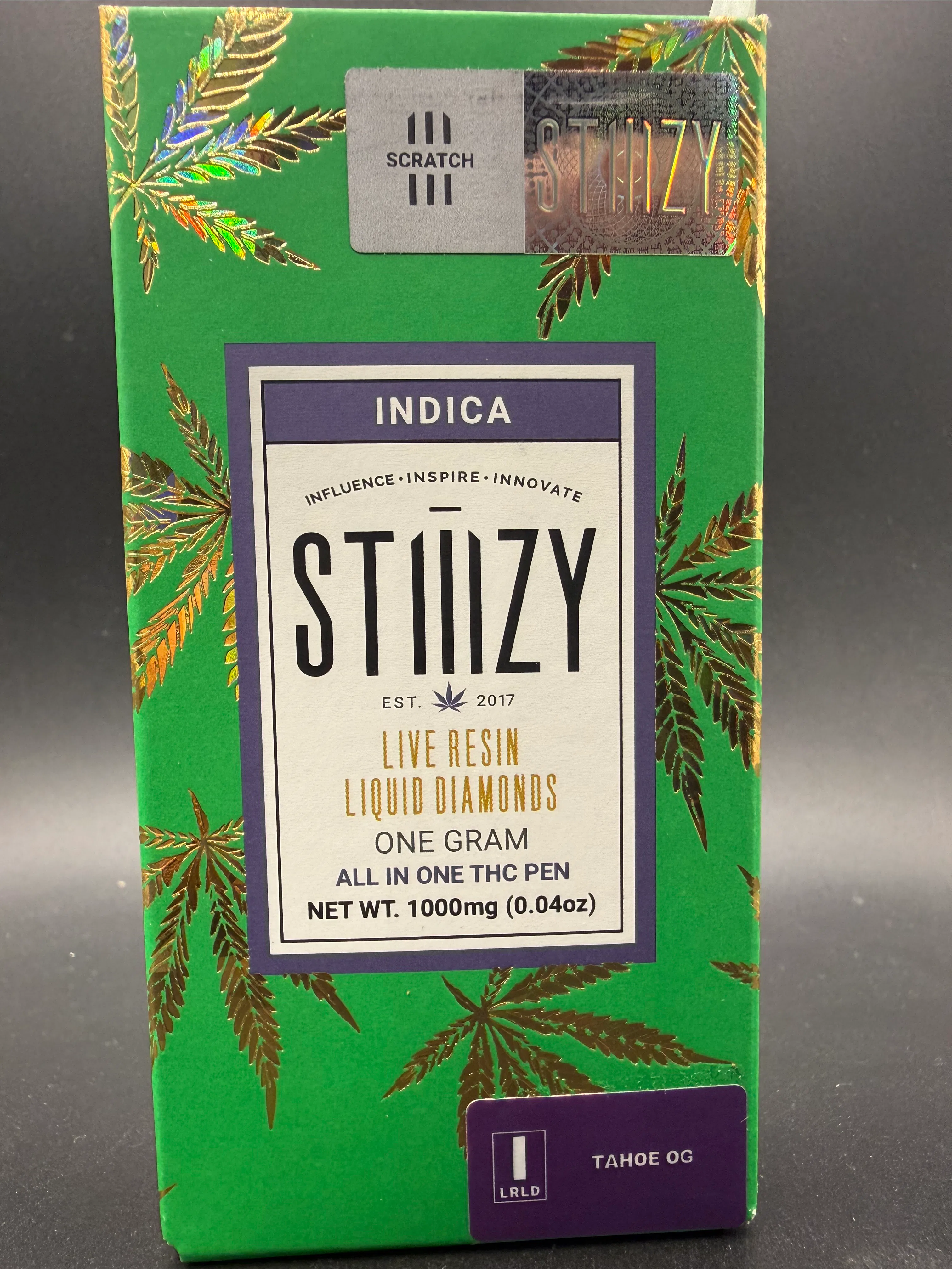 Stiiizy - Tahoe OG - Live Resin Liquid Diamonds - Disposable Vape - 1g - 1g by STIIIZY | Buy Online White Plains NY Stiiizy - Tahoe OG - Live Resin Liquid Diamonds - Disposable Vape - 1g - 1g by STIIIZY | Buy Online White Plains NY