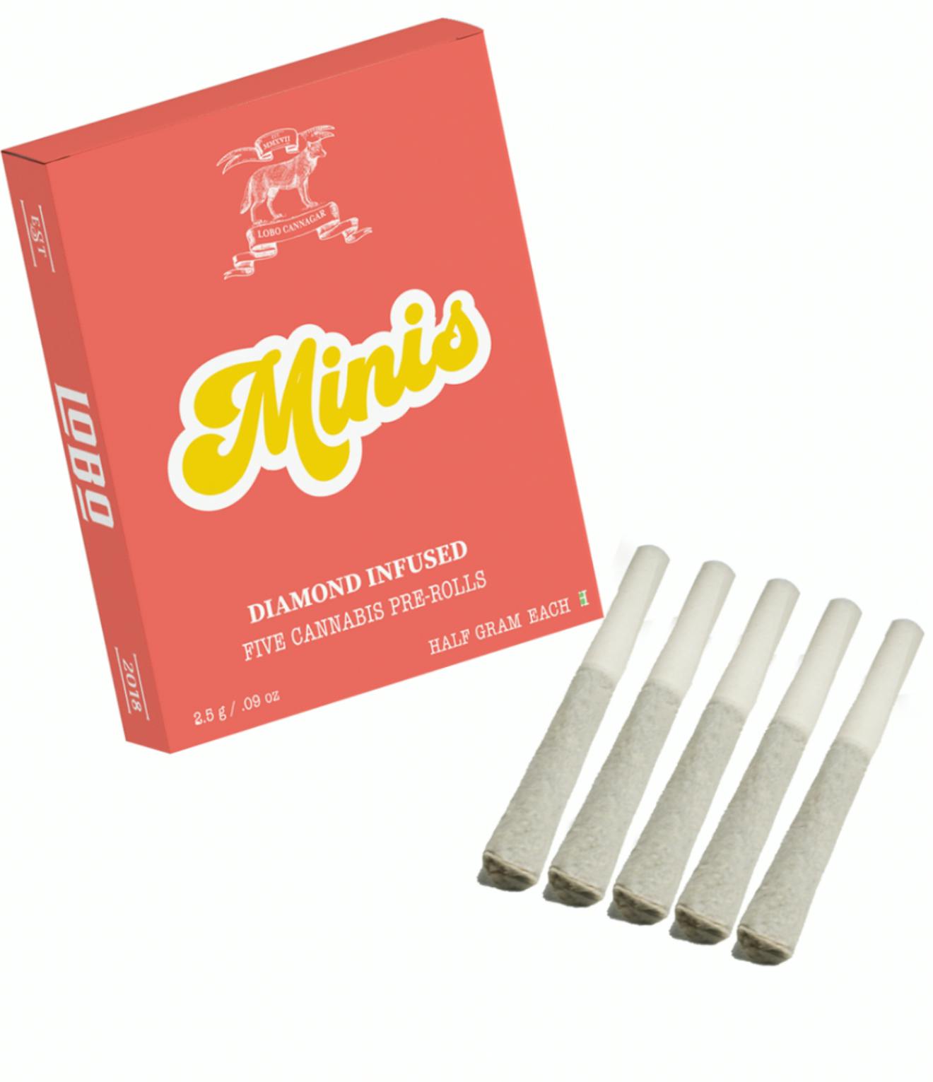 Lobo - Raz Cookie - Diamond Infused Minis 5pk - .5g - 3.5g by Lobo