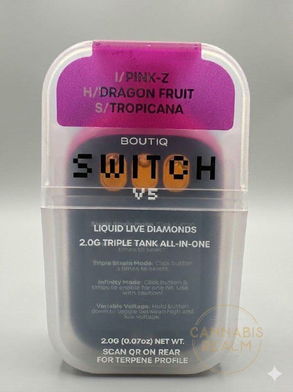 Boutiq - Pink-Z / Dragon Fruit / Tropicana - Tri-Chamber Switch
