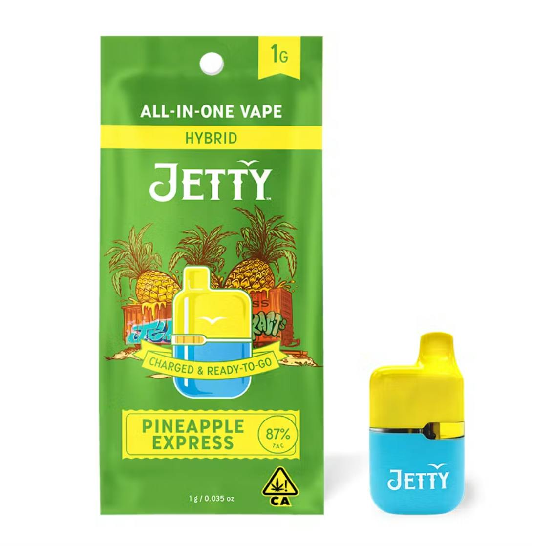 Jetty - Pineapple Express - Disposable Vape - 1g - 1g by Jetty