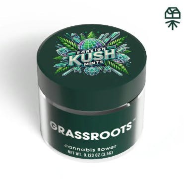 Grassroots x Dark Heart - Foreign Kush Mints (indoor) - 3.5G - 3.5