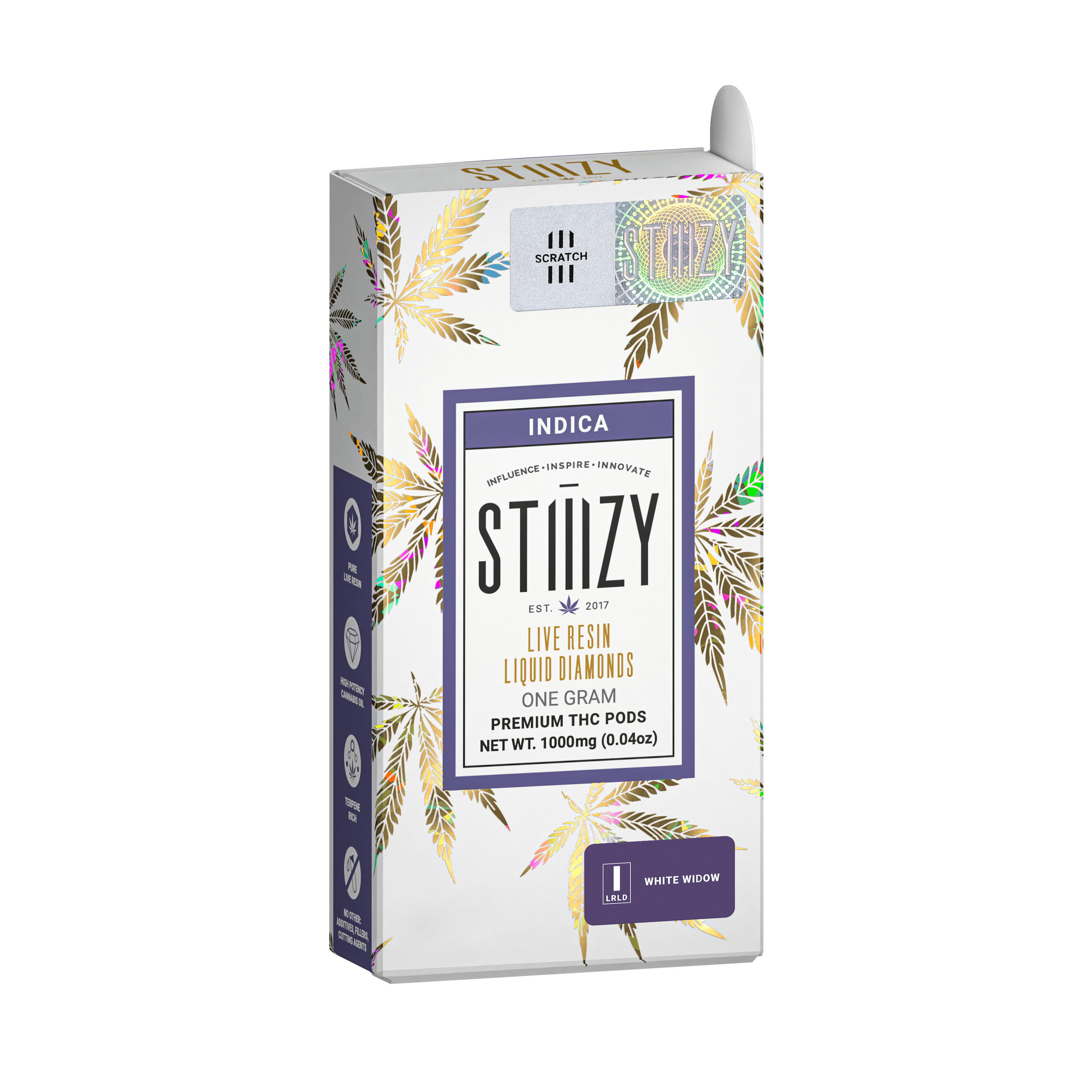 Stiiizy - White Widow - Live Resin Liquid Diamonds Vape Reload - 1g - 1g by  STIIIZY