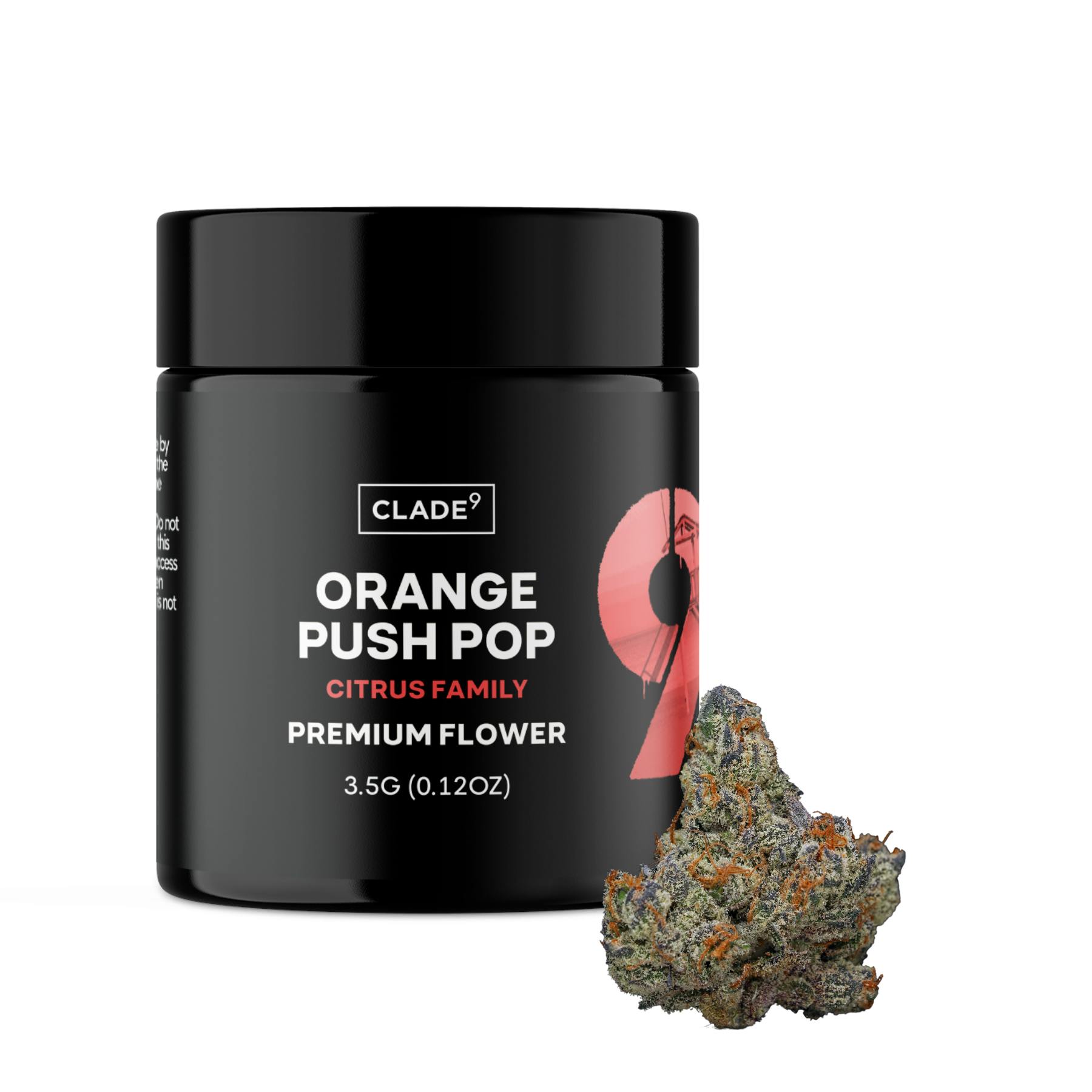 Orange Push Pop - 3.5g | Flower | Clade9 | Molly Ann Farms (Rec