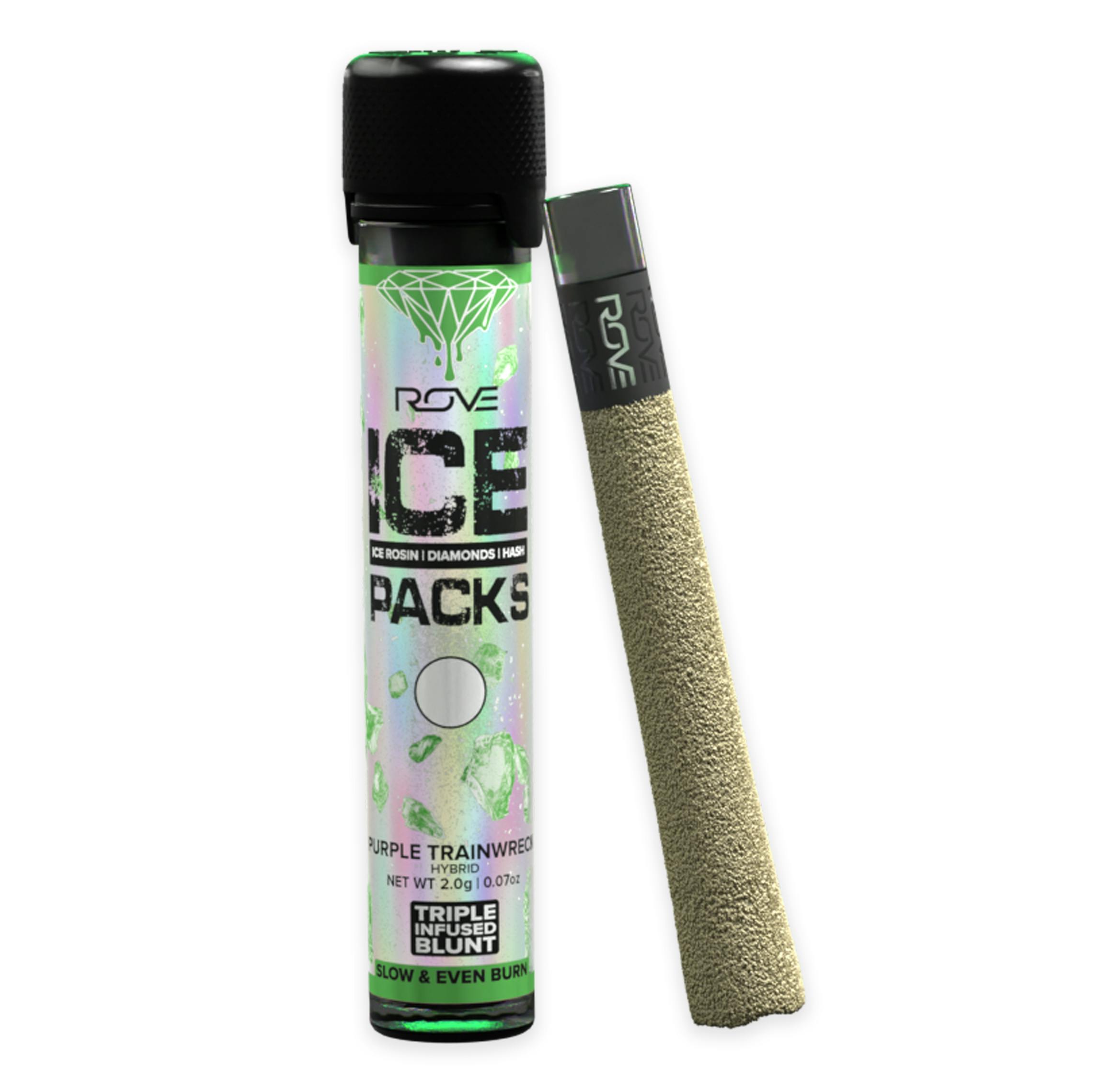 PURPLE TRAINWRECK INFUSED BLUNT [2G] - 2g | Pre Rolls | ROVE