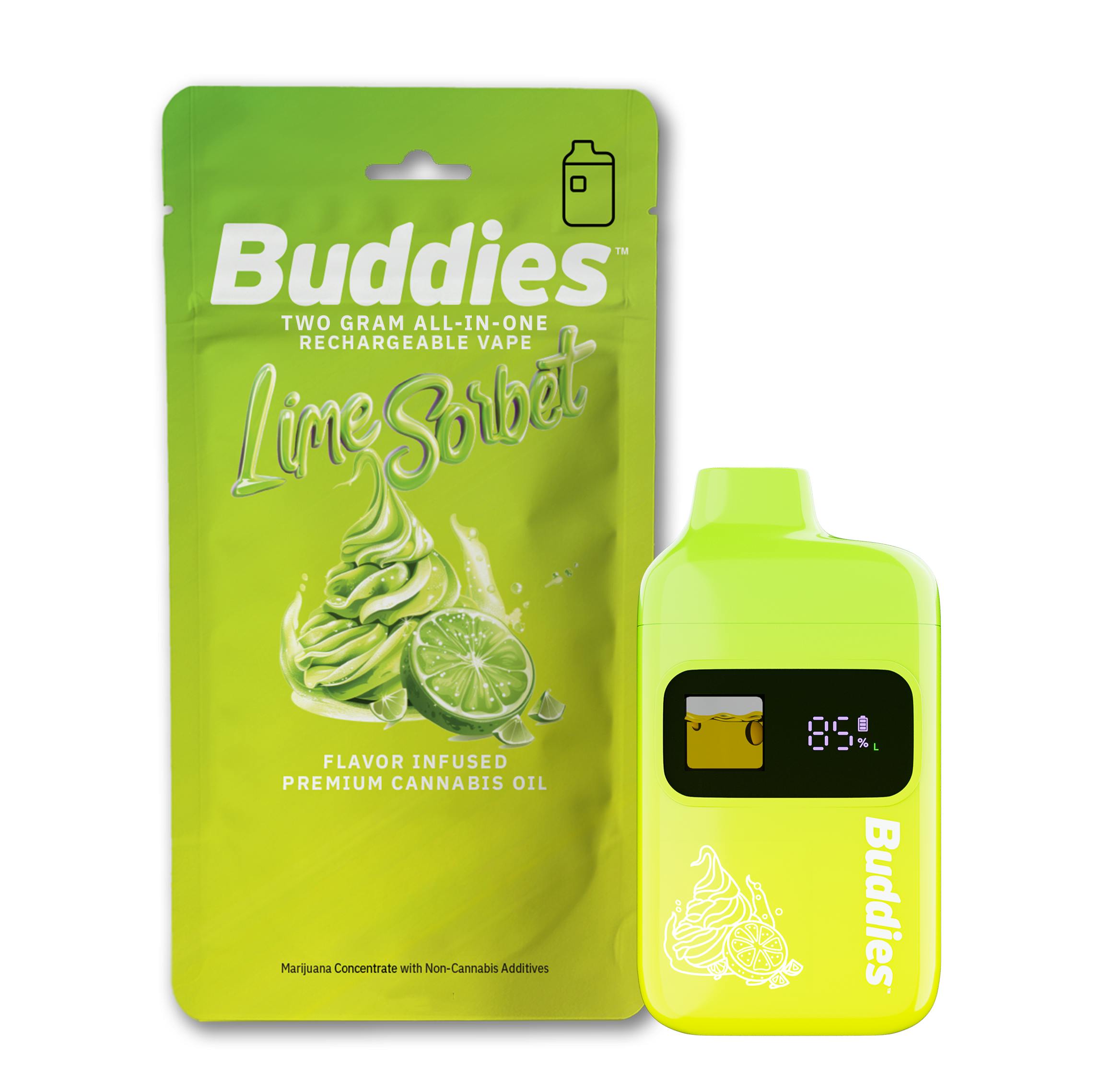 LIME SORBET DISPOSABLE [2000MG] - 2g | Vaporizers