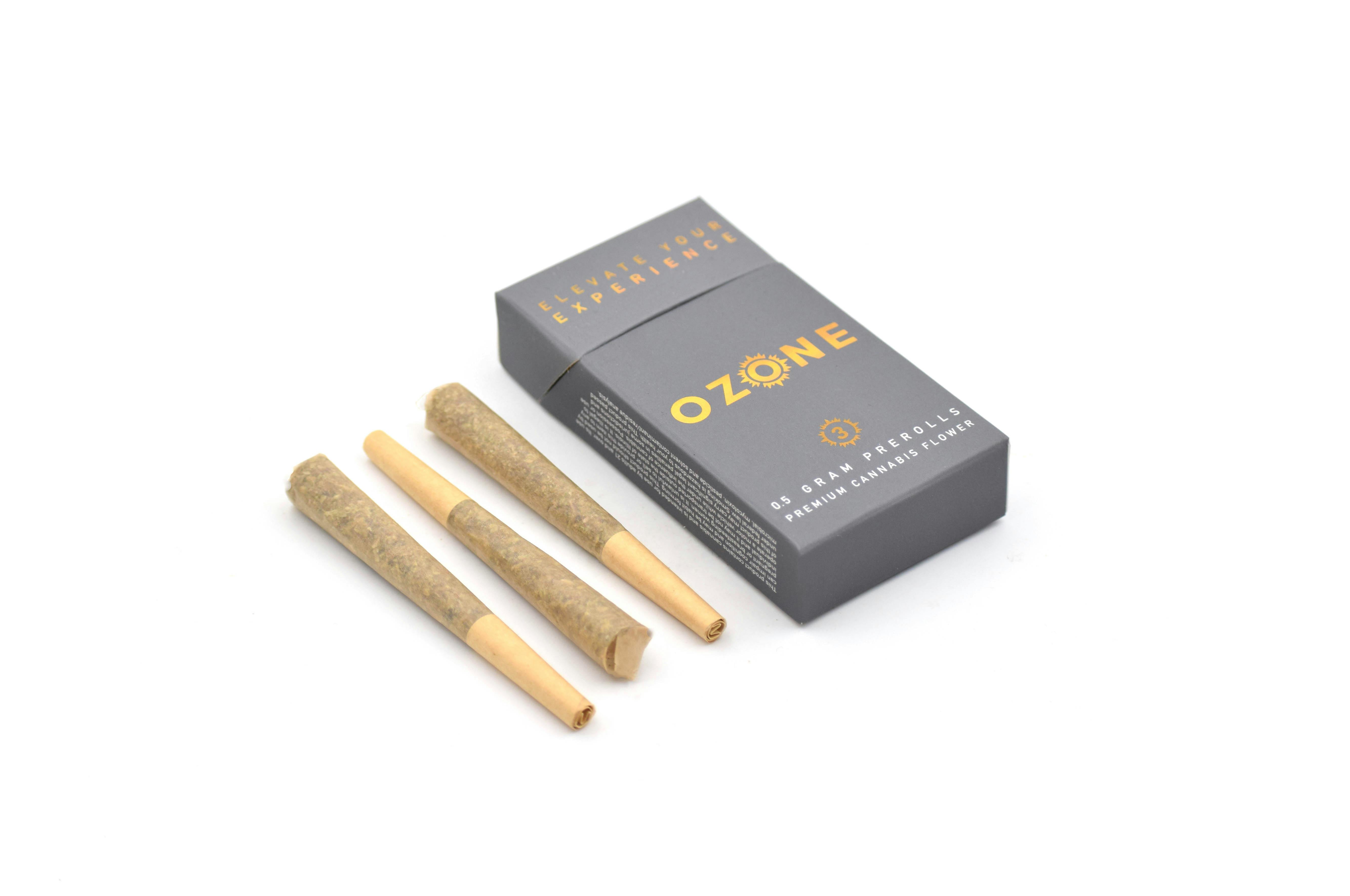 Shop medical Banana Daddy 3 Pack Pre Rolls 1.5g Pre Rolls by Ozone