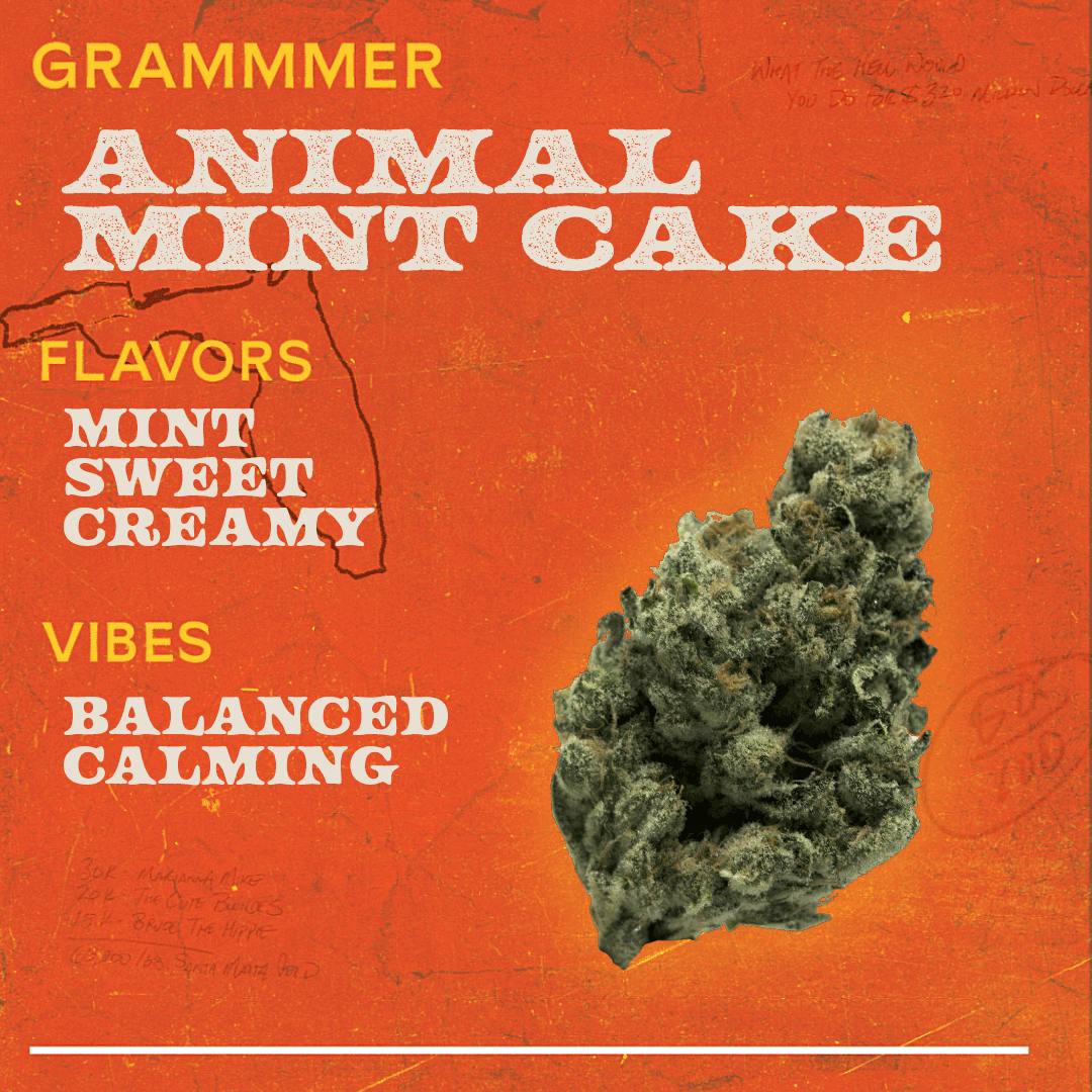 Animal Mint Cake 1g Flower Indica 1g Flower Sunburn Sunburn