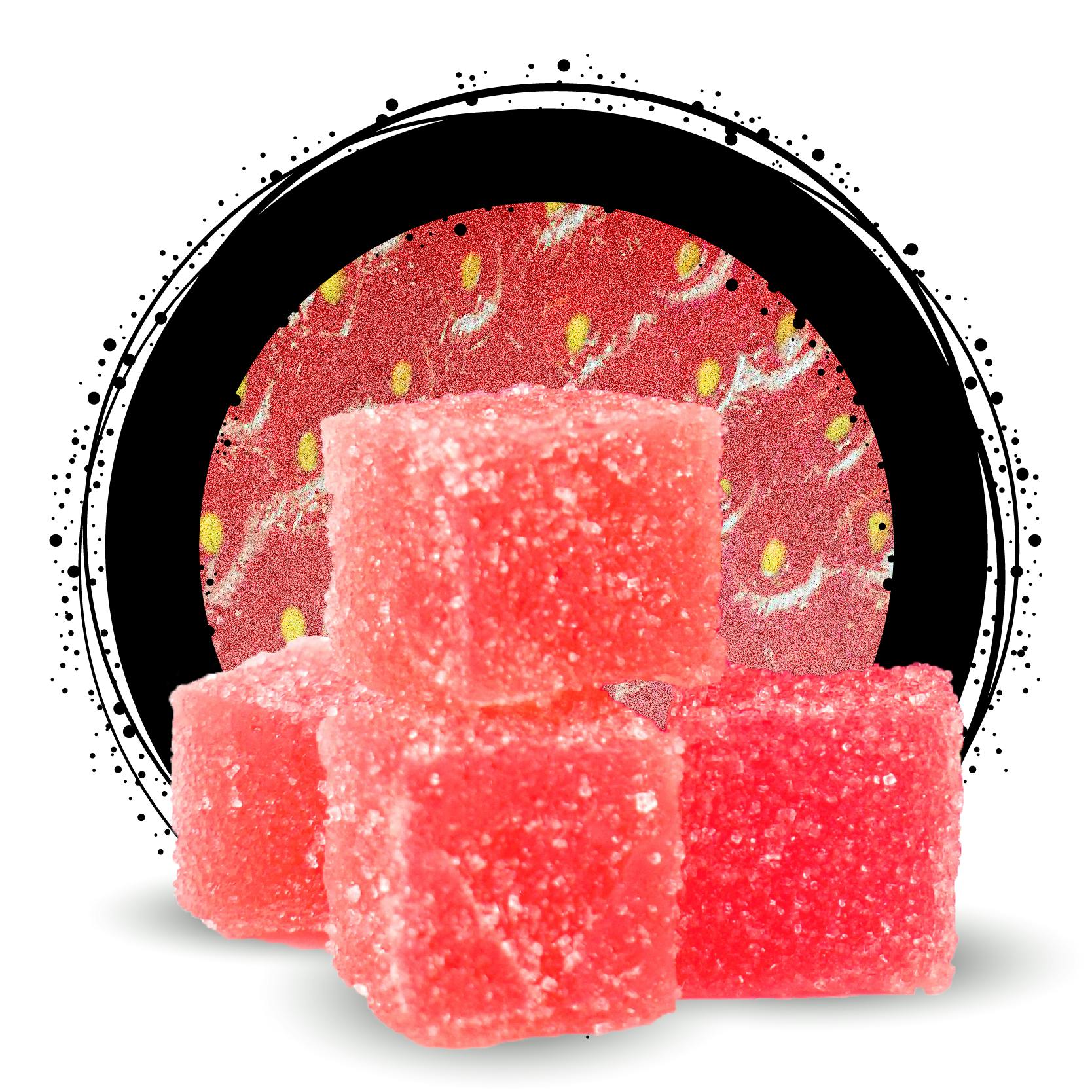 Shop medical Strawberry Pectin Gummies 10 Pack 0.1g Edibles by