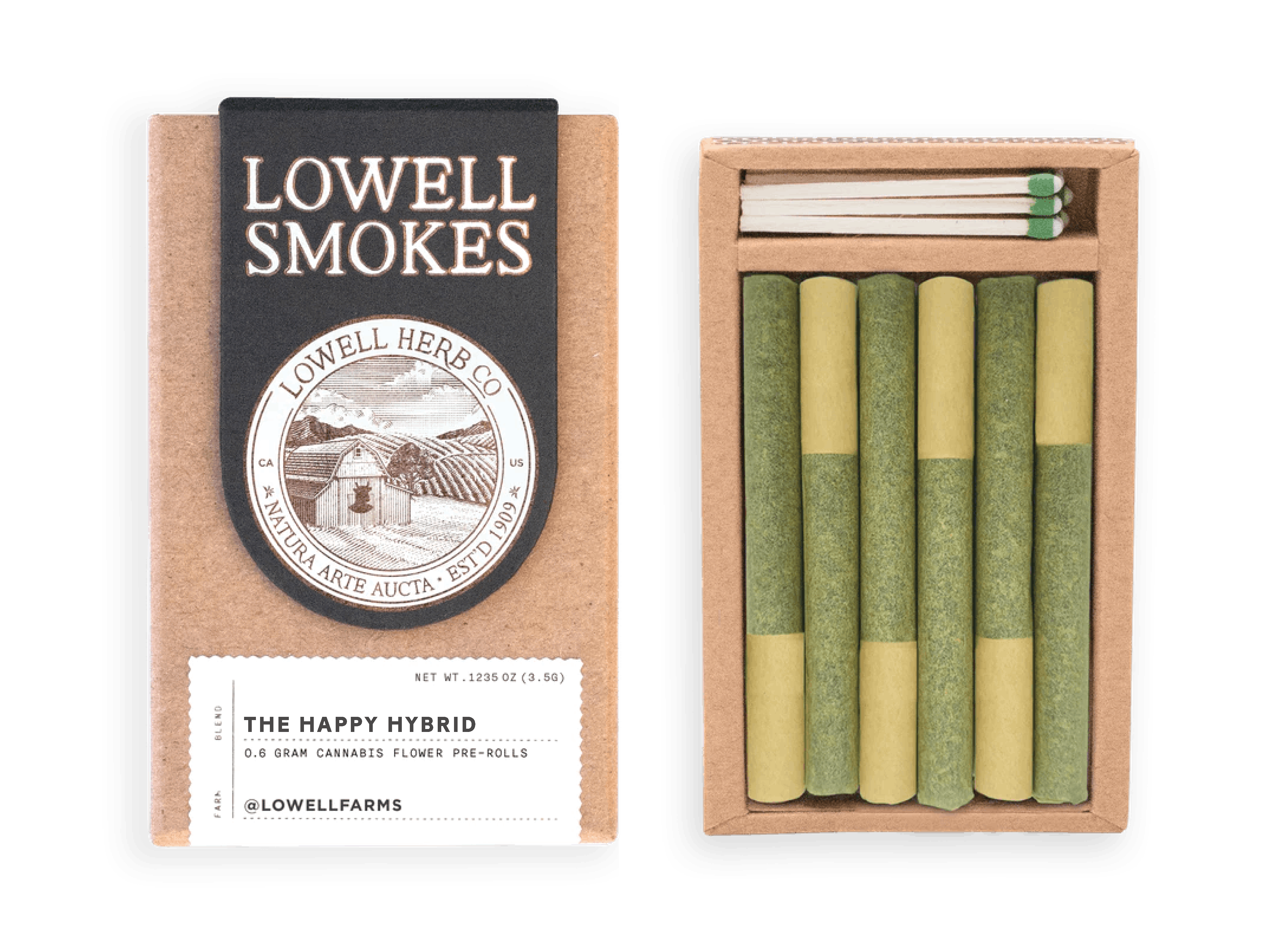 Shop medical The Happy Hybrid Grand Banana & Mandarin Roze 6 Pack