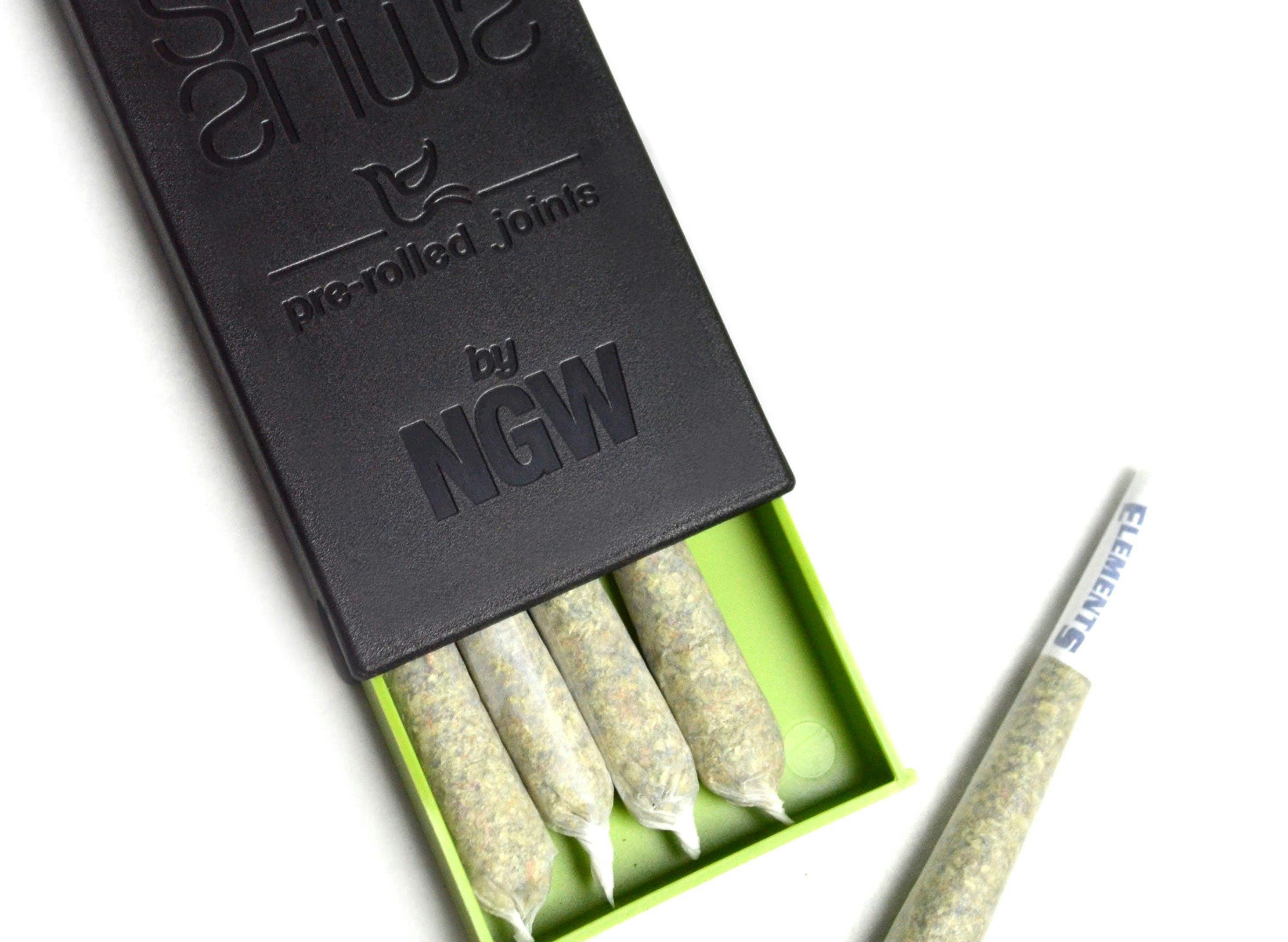 Shop medical Double Durban Kush 5 Pack Pre Rolls by Slims