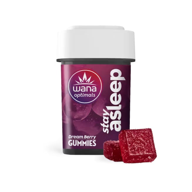 Wana - Optimals - Fast Asleep 1:5:1:1 THC:CBD:CBN:CBG - 10pk