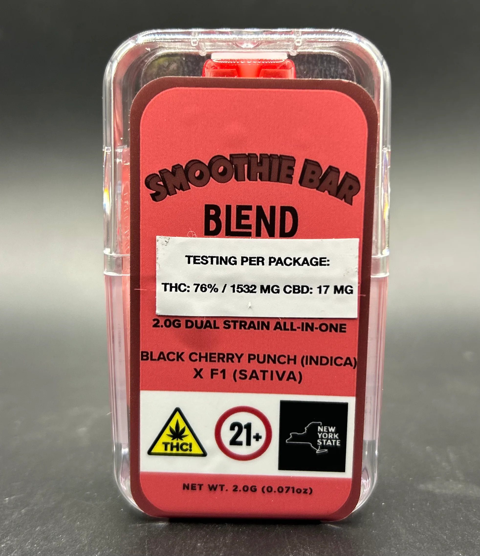 Smoothie Bar - Black Cherry Punch x F1 - Dual Chamber Disposable Vape - 2g - 2g by Smoothie Bar | Buy Online Rockland County NY Smoothie Bar - Black Cherry Punch x F1 - Dual Chamber Disposable Vape - 2g - 2g by Smoothie Bar | Buy Online Rockland County NY