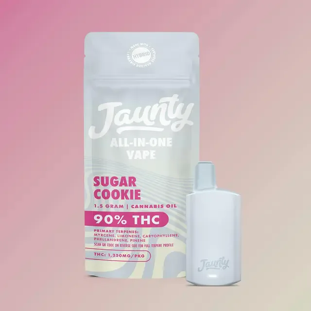 Jaunty - Sugar Cookie - Disposable Vape - 1.5g - 1.5g by Jaunty | Buy Online Rockland County NY Jaunty - Sugar Cookie - Disposable Vape - 1.5g - 1.5g by Jaunty | Buy Online Rockland County NY