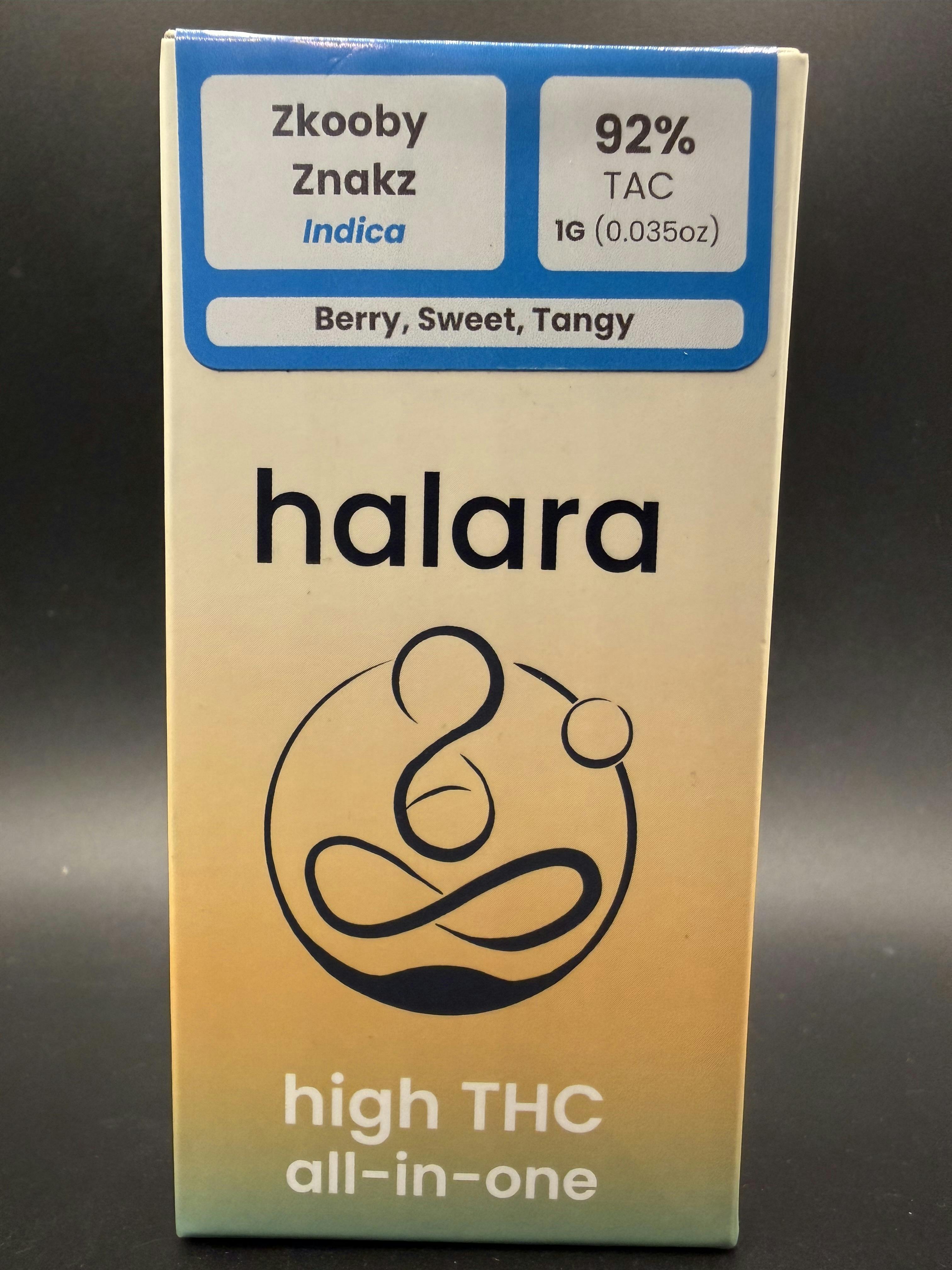 Halara - Zkooby Znakz - Disposable Vape - 1g - 1g by Halara: Buy