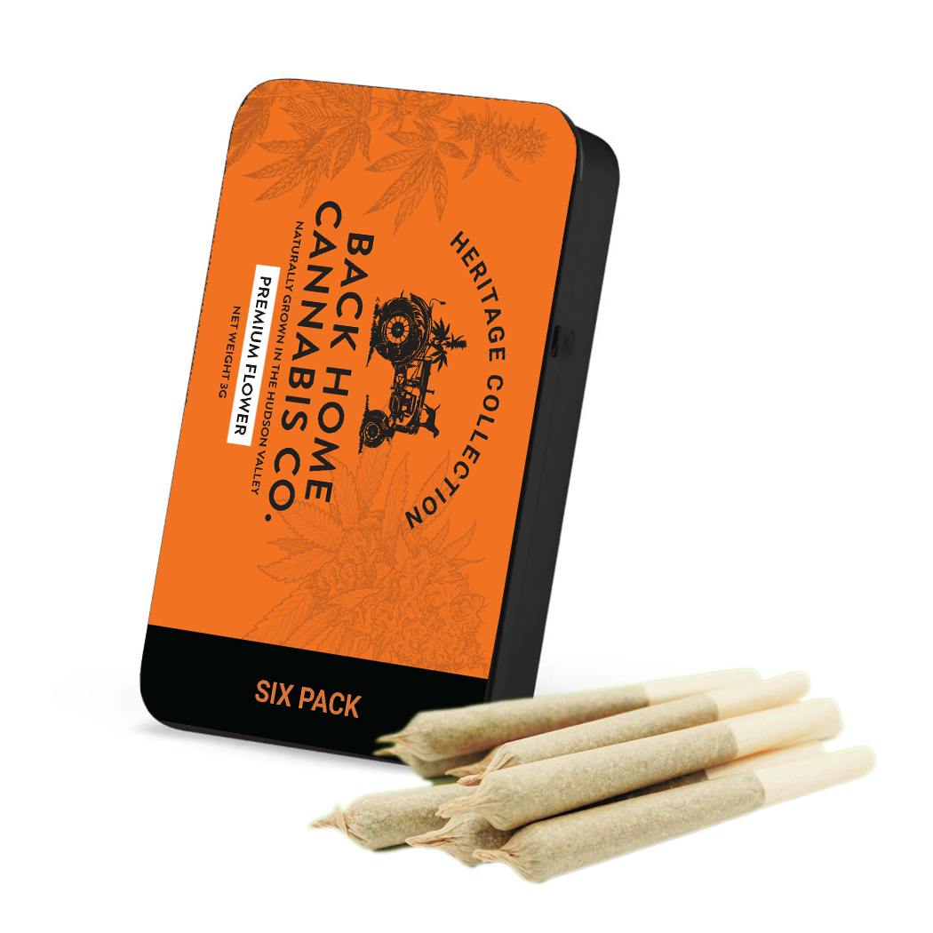 Back Home Cannabis Co - Acapulco Gold - 6pk -.5g - 3g by Back Home