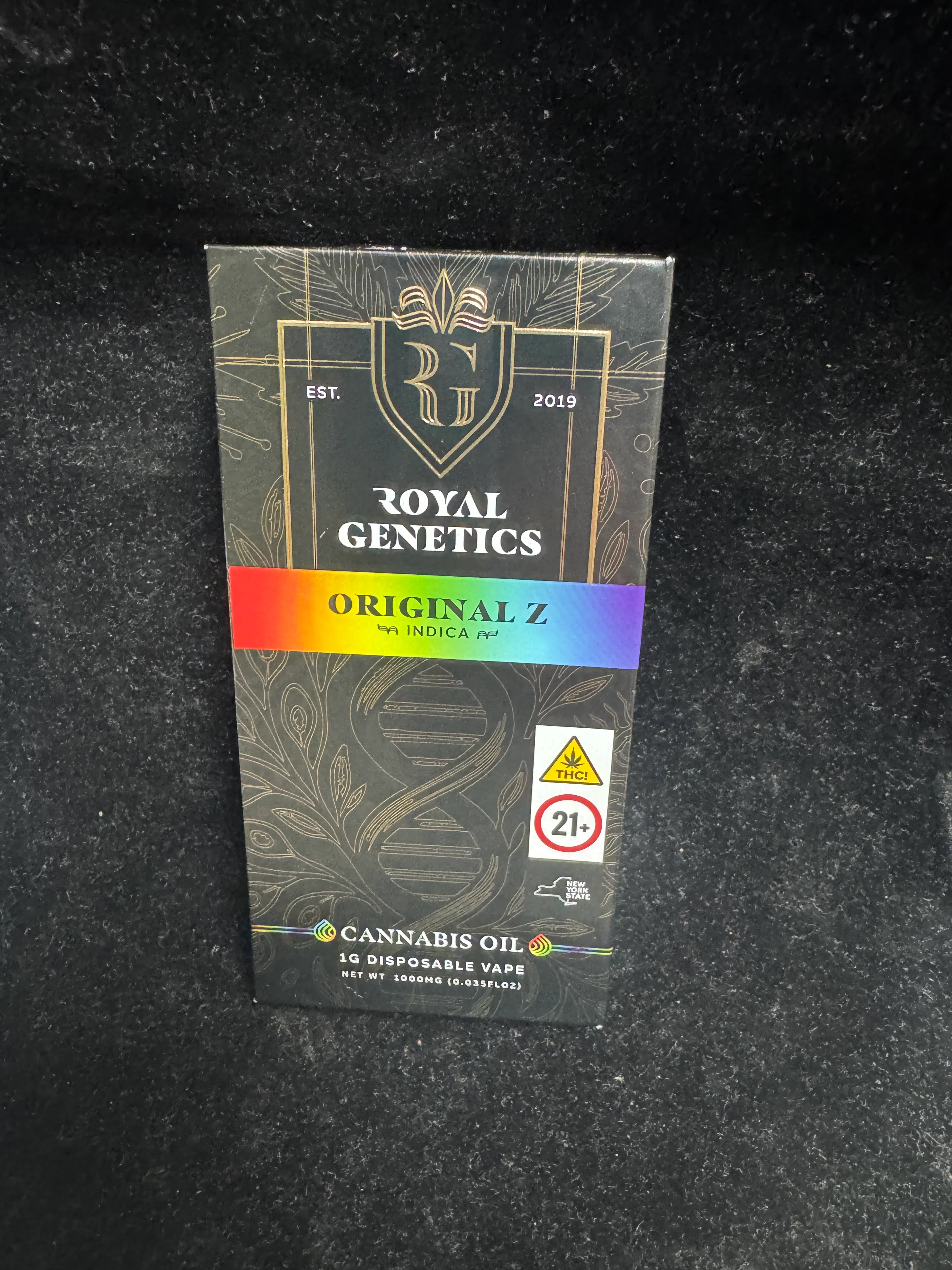 Royal Genetics - Original Z - Disposable Vape - 1g - 1g by Royal Genetics (Micro) | Buy Online Rockland County NY Royal Genetics - Original Z - Disposable Vape - 1g - 1g by Royal Genetics (Micro) | Buy Online Rockland County NY