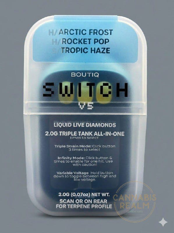 Boutiq - Arctic Frost / Rocket Pop / Tropic Haze - Tri-Chamber