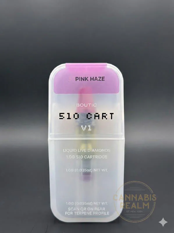 Boutiq Pink Haze - Liquid Diamonds Vape Cartridge - 1g - 1g by Boutiq | Buy Online Rockland County NY Boutiq Pink Haze - Liquid Diamonds Vape Cartridge - 1g - 1g by Boutiq | Buy Online Rockland County NY