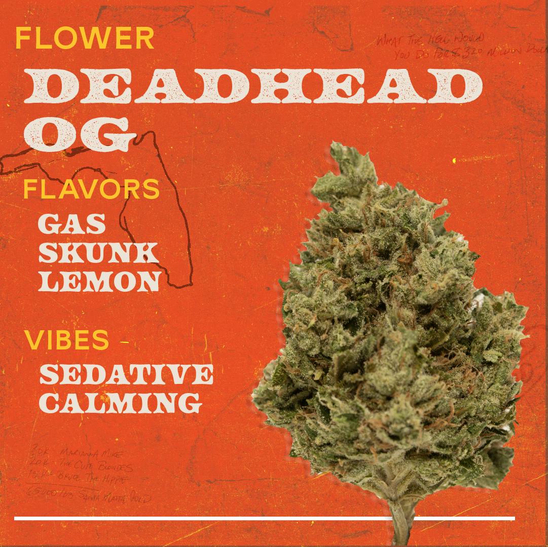 Deadhead Og 3.5g Flower Hybrid 3.5g Flower Sunburn Sunburn