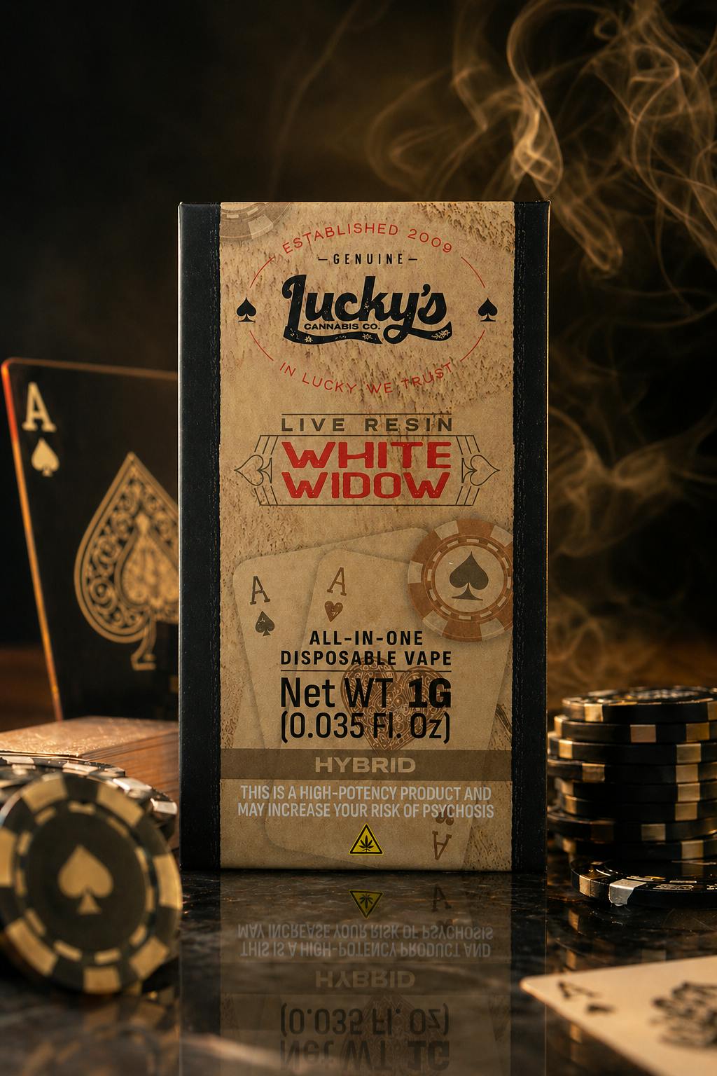 Shop Lucky's | White Widow | Live Resin | AIO | 1g - 1g in Bergen