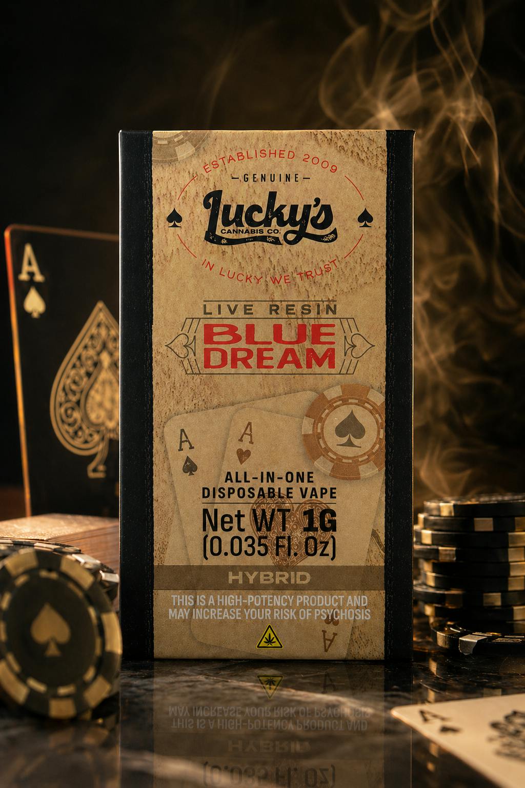 Shop Lucky's | Blue Dream | Live Resin | AIO | 1g - 1g in Bergen