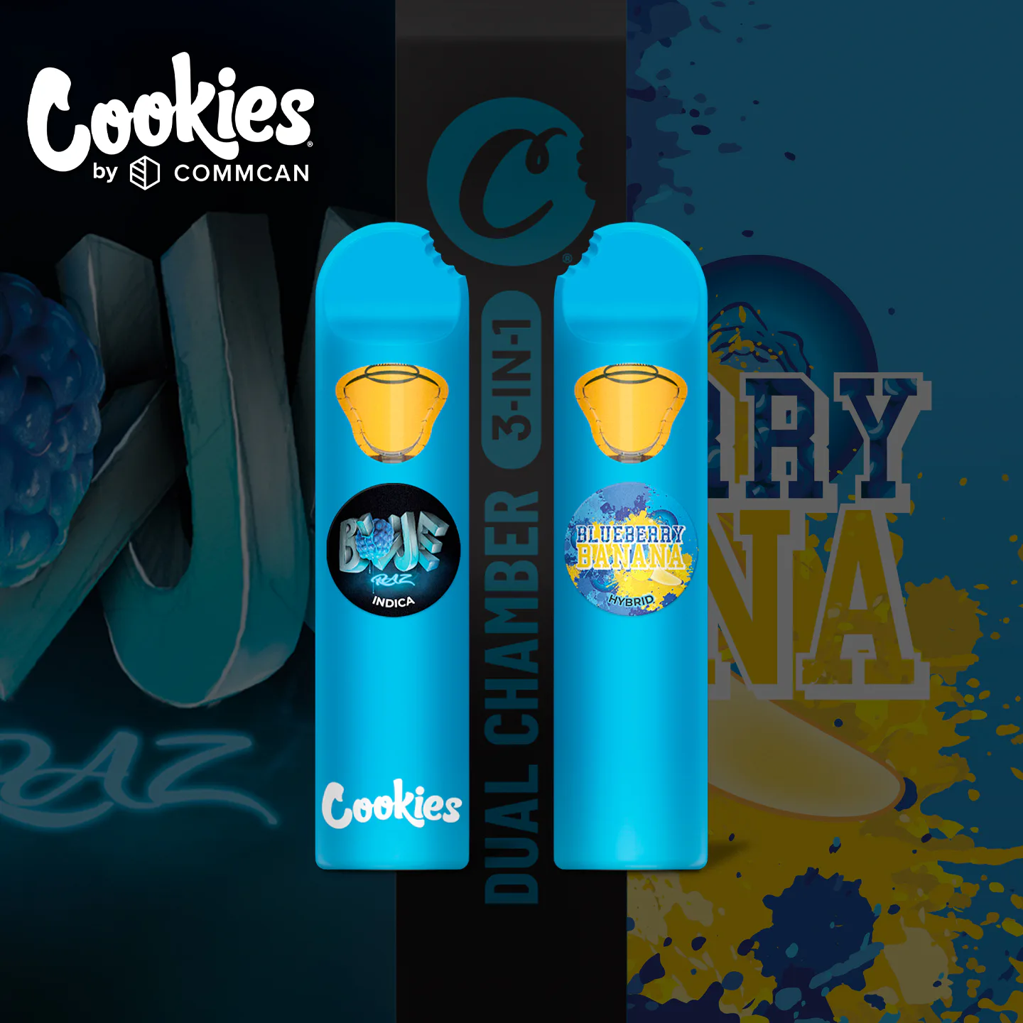 Blue Raz x Blueberry Banana All In One - 1g | Vaporizers | Cookies by CommCan | CommCan Mansfield (Med) | 611 West Street Mansfield, MA 02048 Blue Raz x Blueberry Banana All In One - 1g | Vaporizers | Cookies by CommCan | CommCan Mansfield (Med) | 611 West Street Mansfield, MA 02048