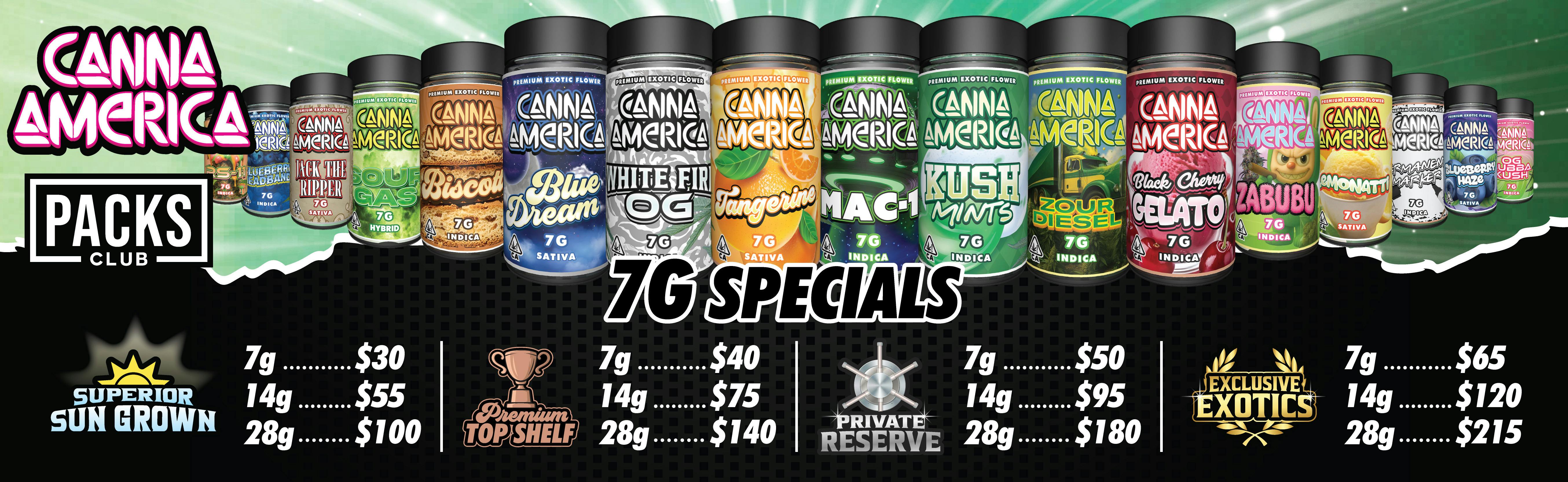 Canna America 7G Everyday Deals