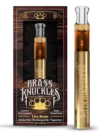 Brass Knuckles | Northern Lights Live Resin AIO Vape | 1g - 1g | Vaporizers  | Brass Knuckles | Flōr de Fred (Rec)