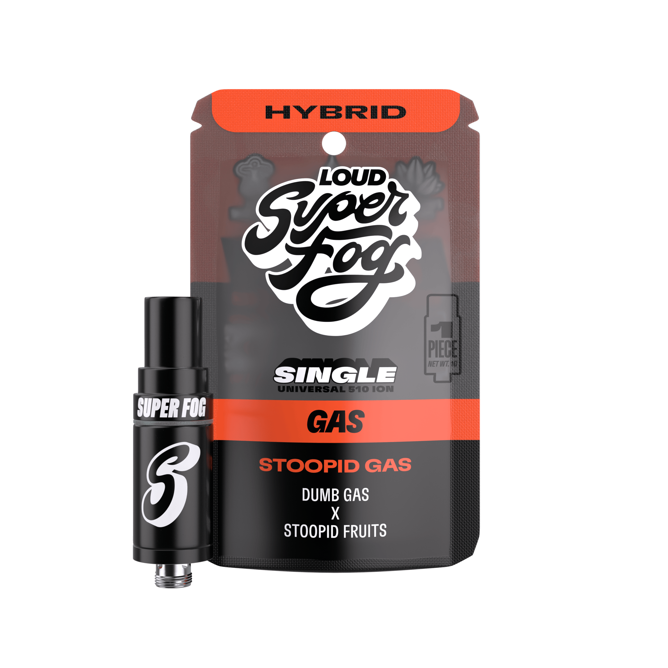 MFused | Super Fog Twisted Jefe | Baja Blazed 1g AIO | 2pk | 2g - 2g |  Vaporizers | MFUSED | Flōr de Fred (Rec)