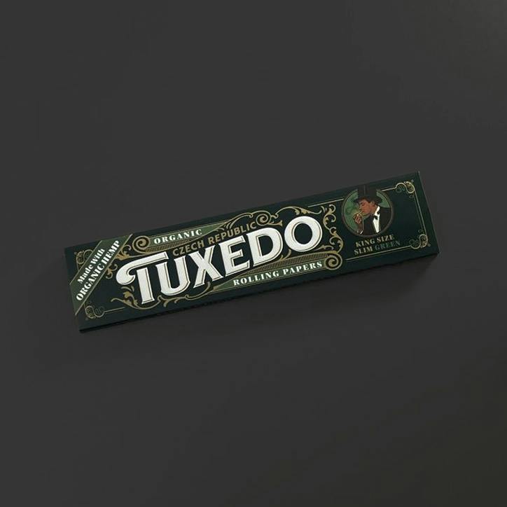 Tuxedo | Green King Size Slim Papers | 33ct | Accessories | Tuxedo