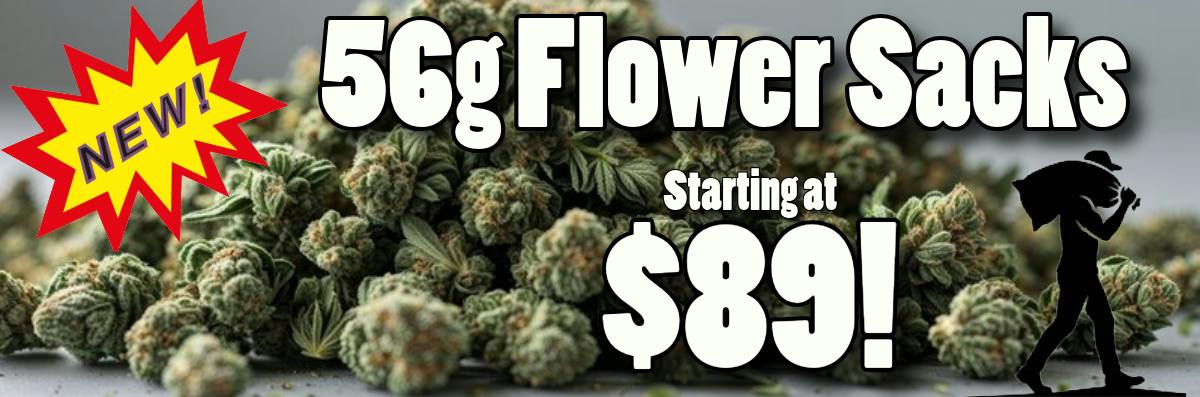 2 OZ Flower Sacks!  Starting at $89!