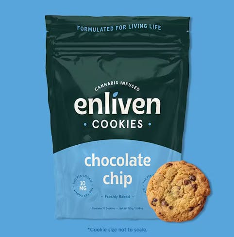 Shop adult-use Chocolate Chip Cookies - 10 Pack - 0.1g Edibles by