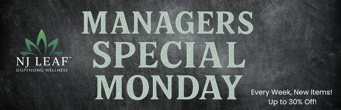 Manager Special Monday