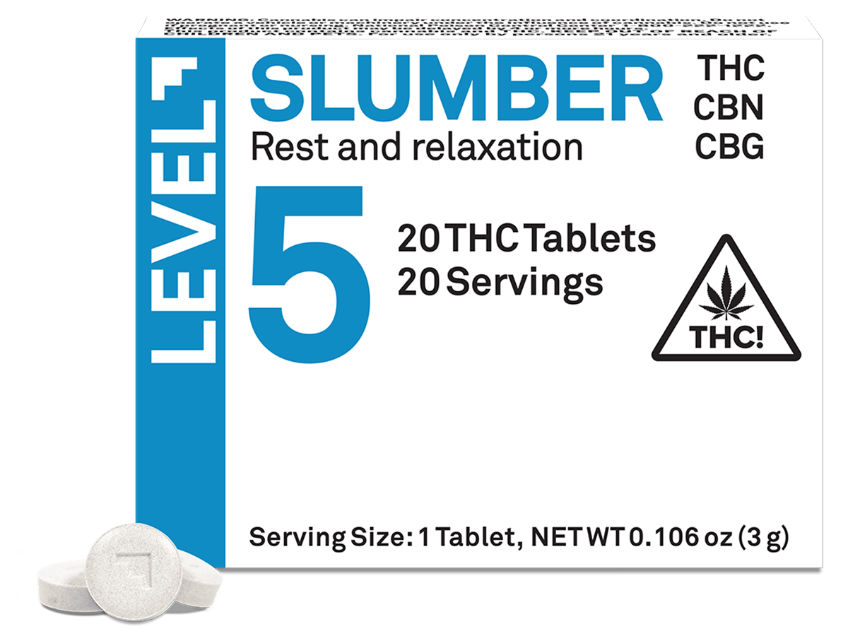 LEVEL 5 Slumber protab, THC Tablets 20ct - 5.1mg | Edibles | Level