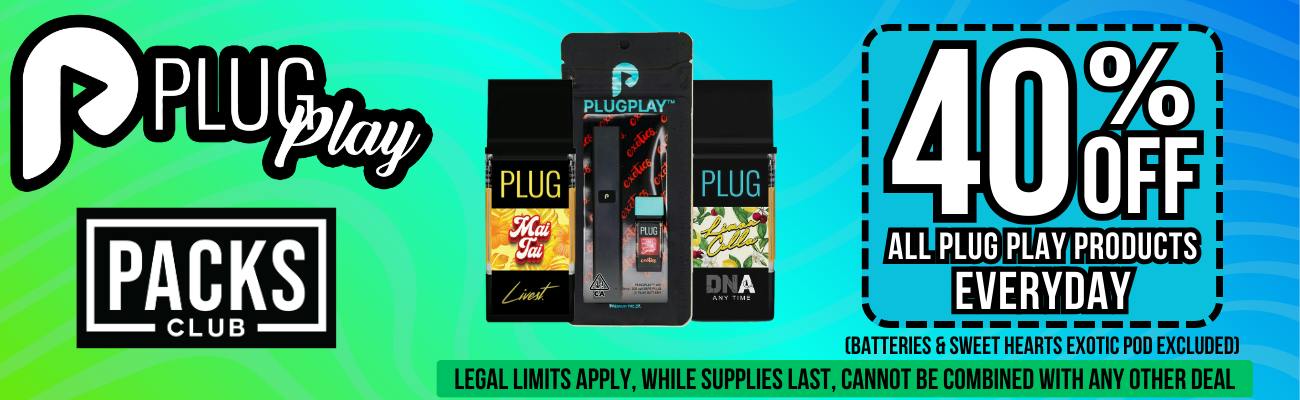 Plug Play 40% Off Daily