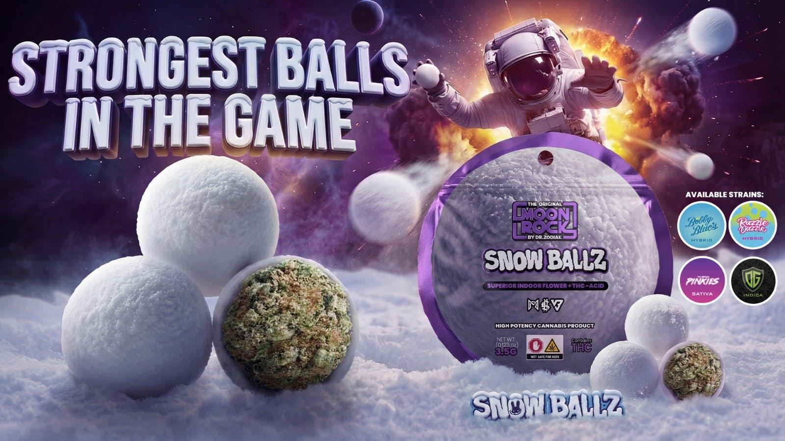 DR. Z | SNOWBALLZ | RAZZLE DAZZLE | 2G - 2g | Flower | DR